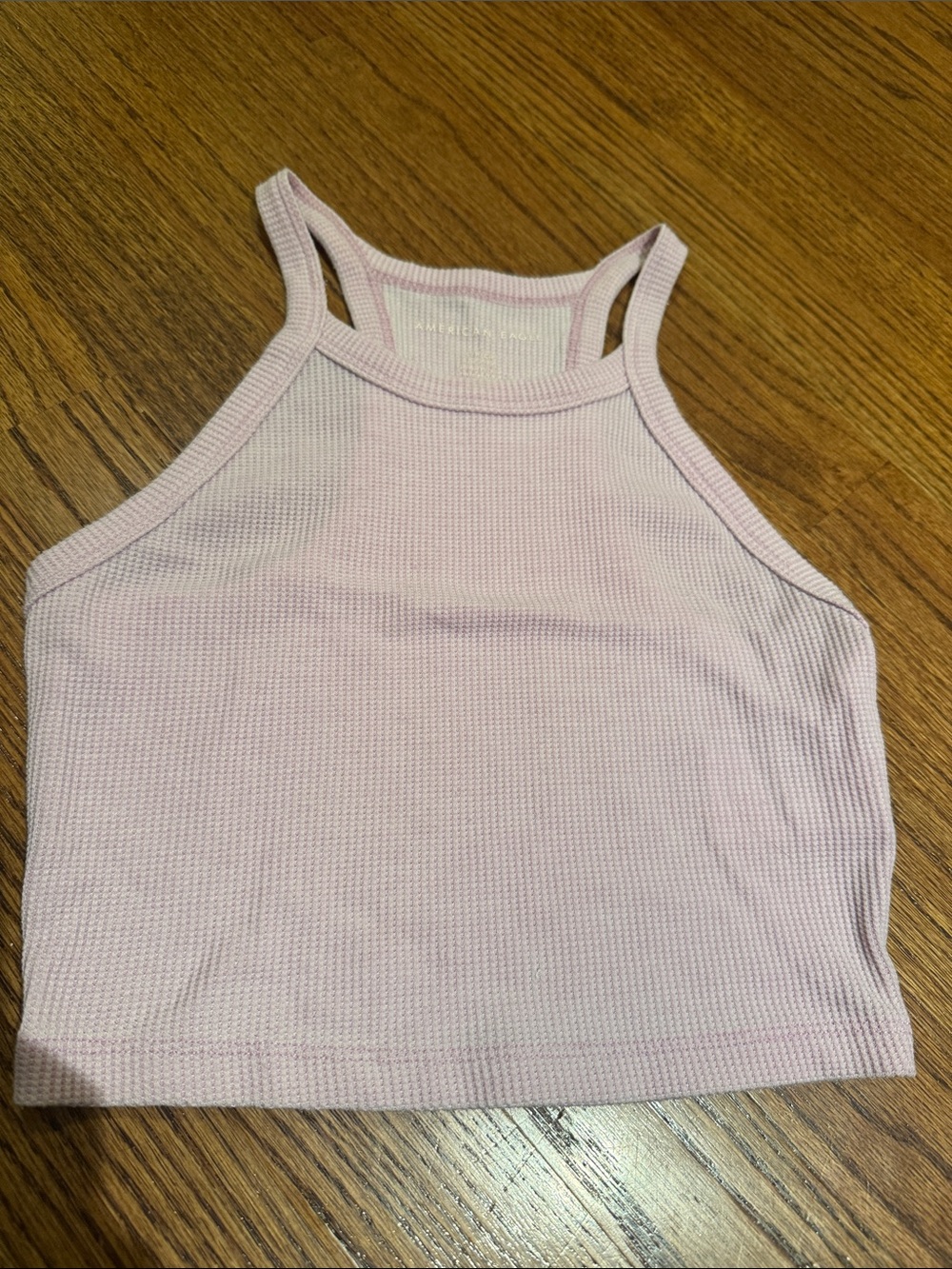 Lavender Waffle Knit Tank Top